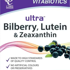Ultra Bilberry, Lutein & Zeaxanthin Tablets